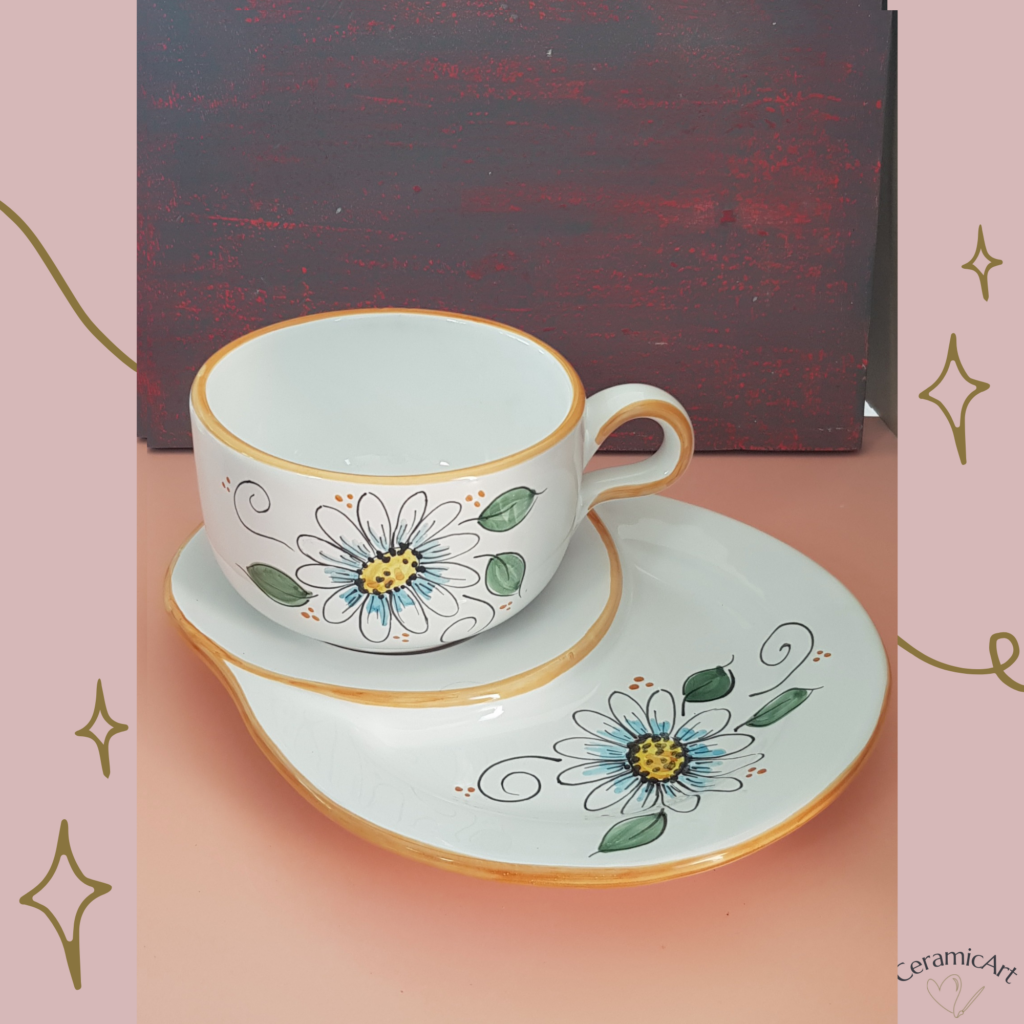 Tazza colazione "Margherite"