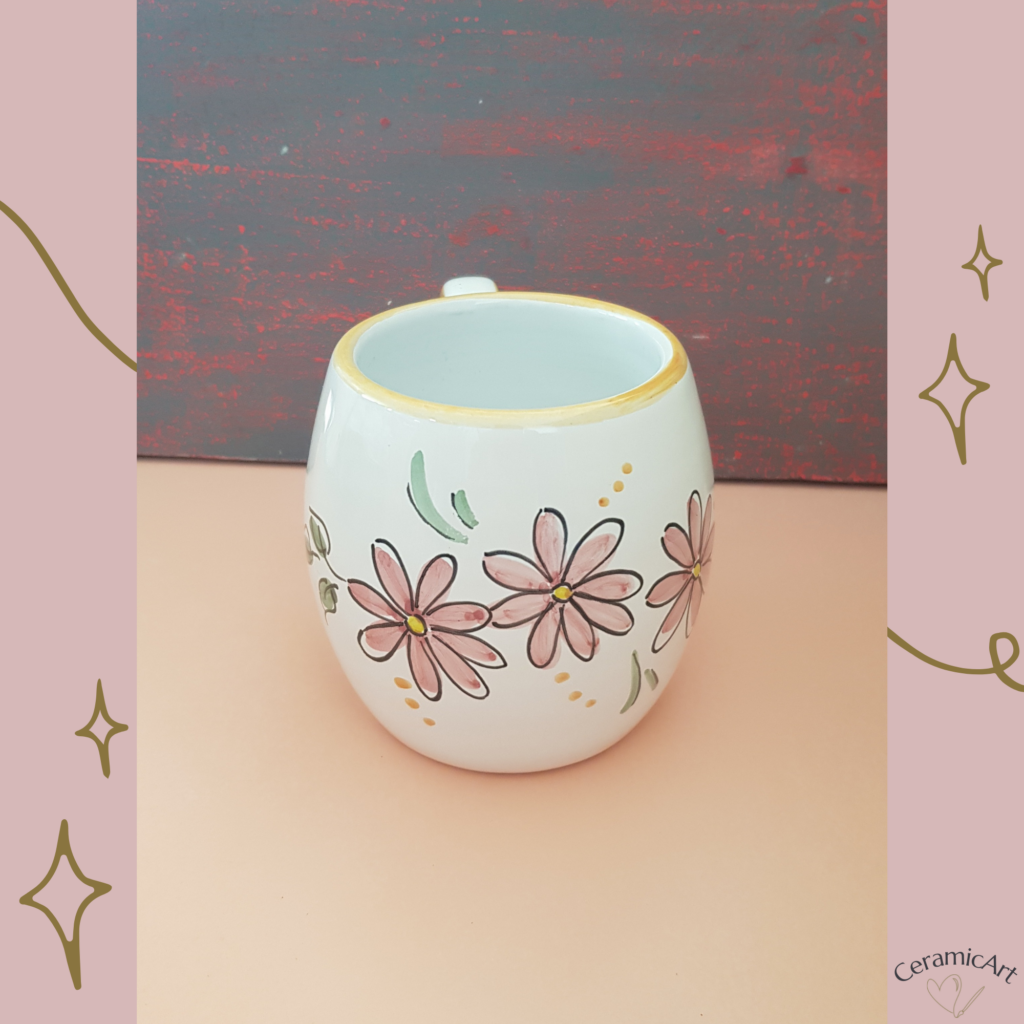 Bicchiere botte "Fiori"