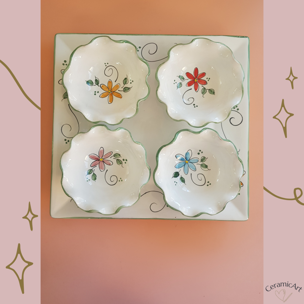 Antipastiera "Fiori Colorati"